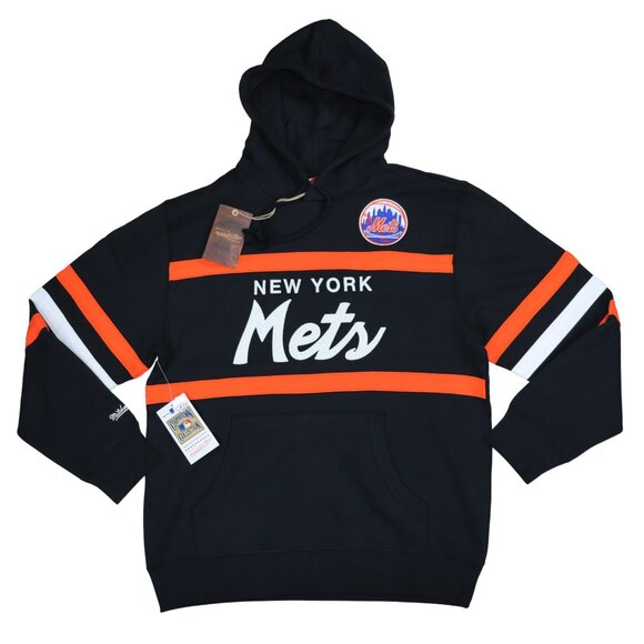 Mitchell & Ness New York Mets MLB Cooperstown Collection Hoodie Sweatshirt NWT